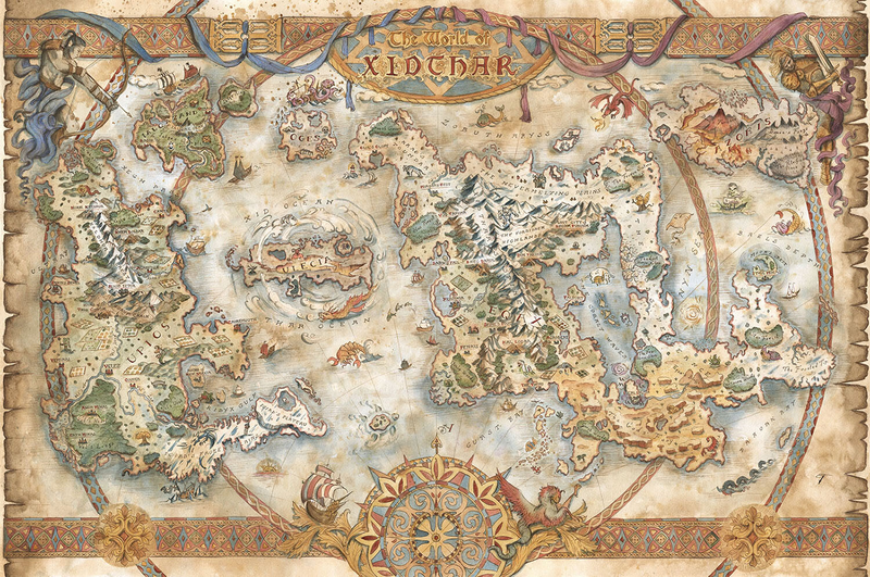 Illustration for article titled A Collection Of Beautiful, Hand-Drawn Maps For Video Games And RPGs